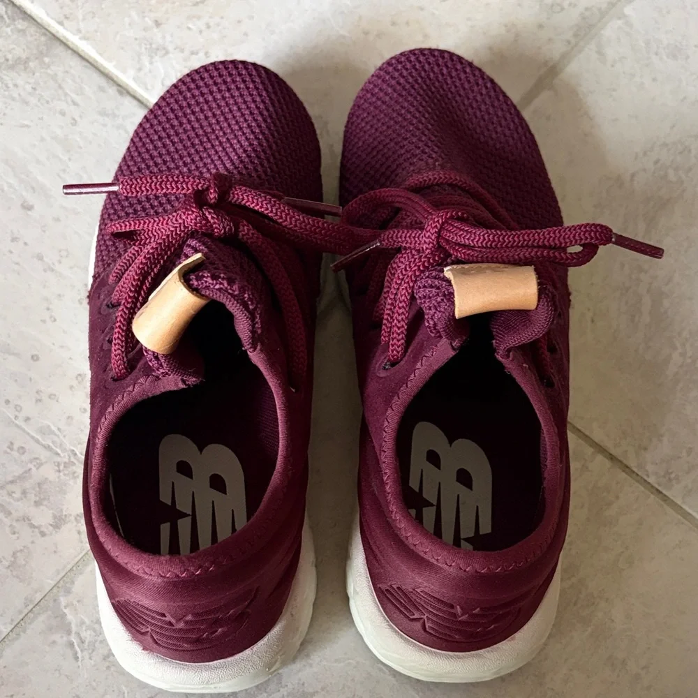 New Balance Burgundy Sneakers EUC - Picture 2 of 5
